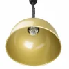 Buffalo ausziehbare runde Wärmelampe mit Gold-Finish, 250W, Kabellänge: 28-152cm