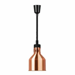Buffalo ausziehbare Wärmelampe mit Kupfer-Finish, 250W, Kabellänge: 28-152cm