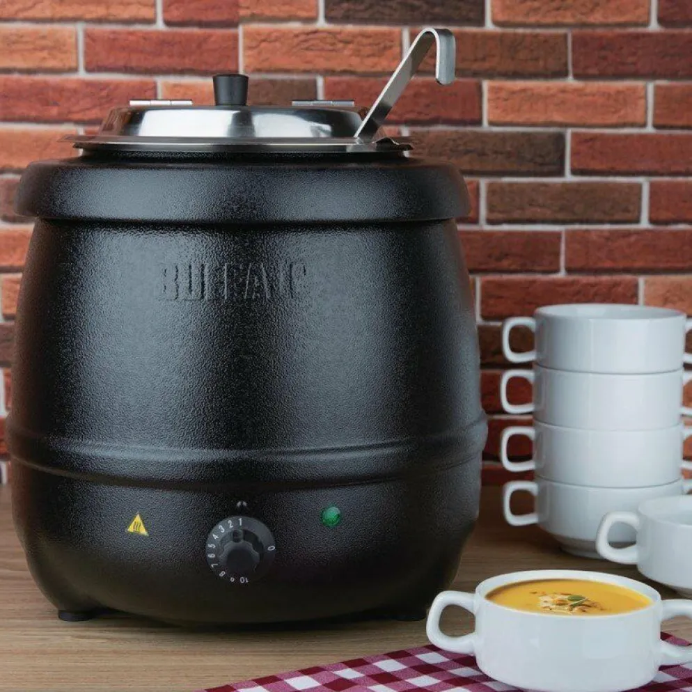 Buffalo Suppenkessel Topf schwarz 10 Liter