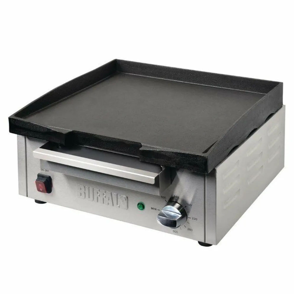 Buffalo Tischmodell Grillplatte aus Gusseisen 38cm, 2,8kW