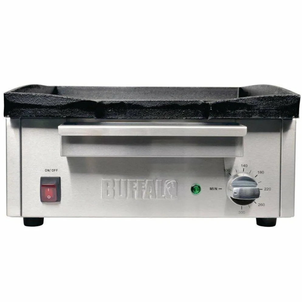 Buffalo Tischmodell Grillplatte aus Gusseisen 38cm, 2,8kW