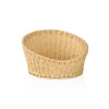 Buffetkorb WEAVER PRO Systemkörbe, Ø 34,5 cm, Höhe 20/10 cm, hellbeige, Polypropylen