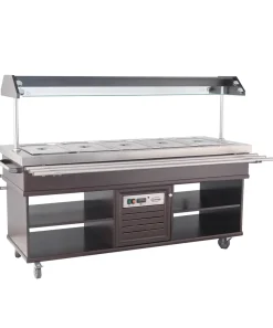 Buffet Salatbar mit Tablettrutsche für 5x GN1/1, Breite 1900mm