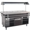 Buffet Salatbar mit Tablettrutsche für 4x GN1/1, Breite 1500mm