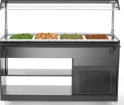 Buffet-Theke gekühlt 1490 mm für 4 GN 1/1, Selbstbedienung