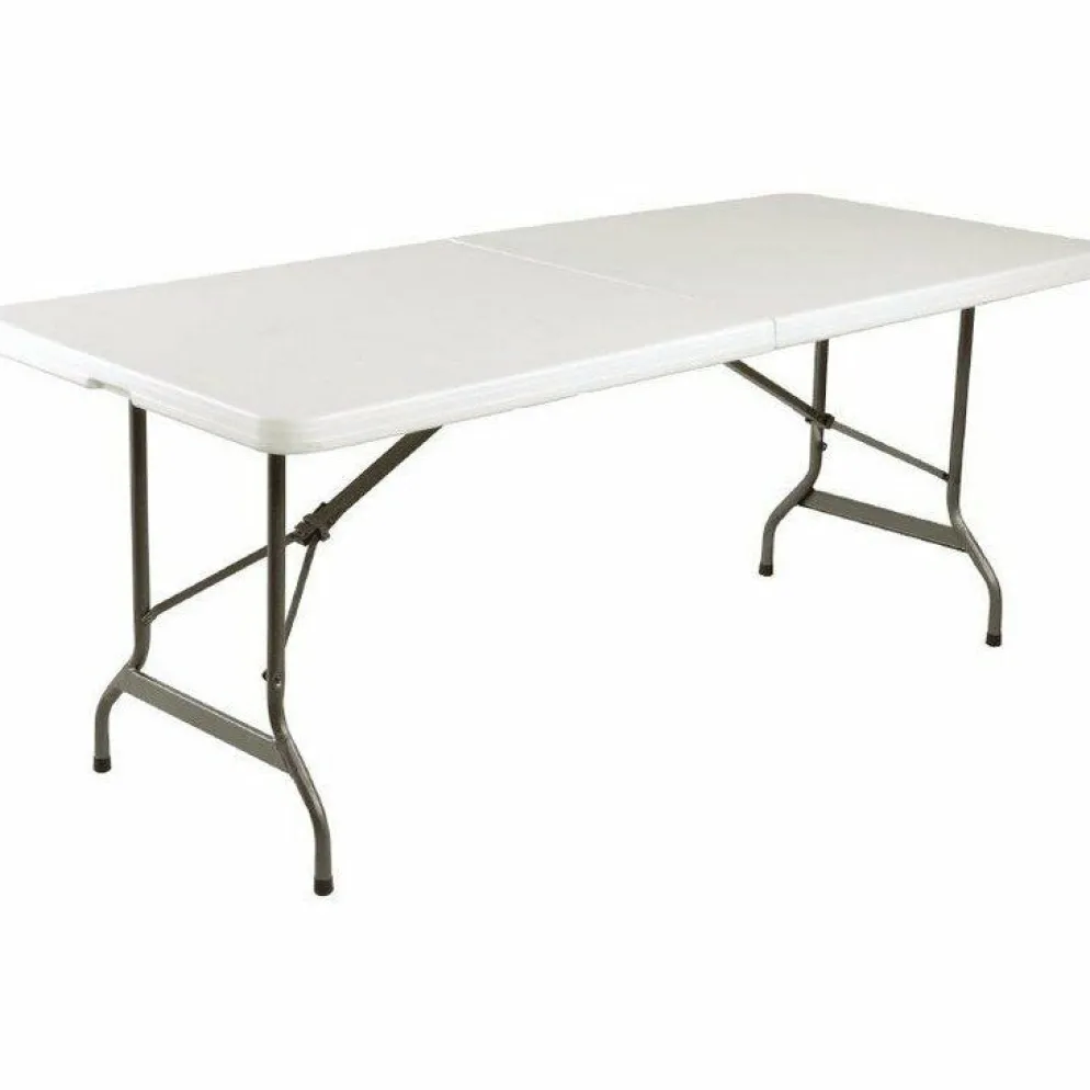 Buffettisch KRISTA 375 eckig weiß, 182,9x76,2x73,7cm