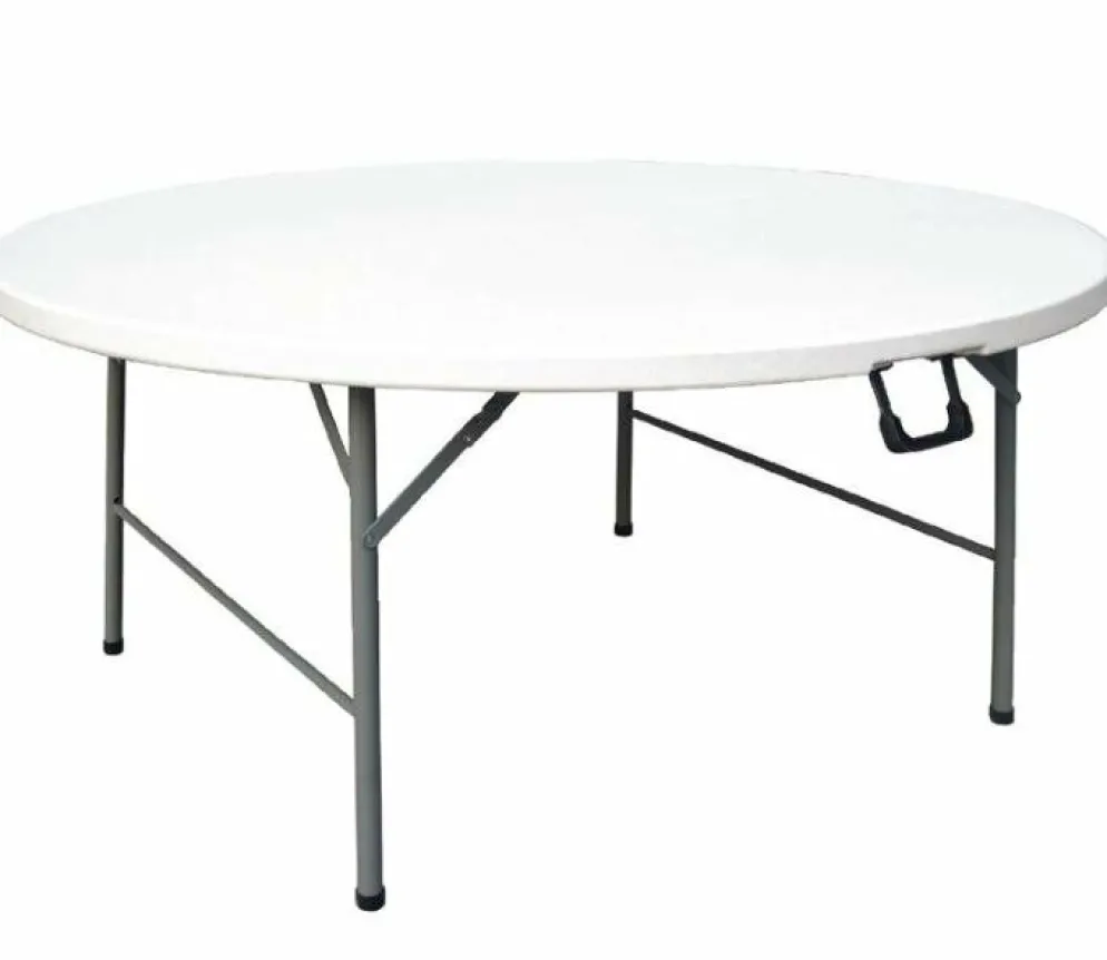 Buffettisch rund klappbar weiß 153cm