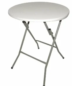 Buffettisch rund klappbar weiss, 60cm