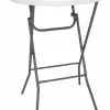 Buffettisch rund klappbar weiss, 80cm