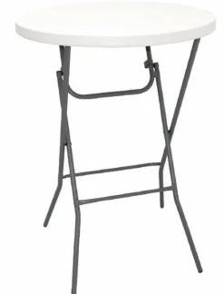 Buffettisch rund klappbar weiss, 80cm
