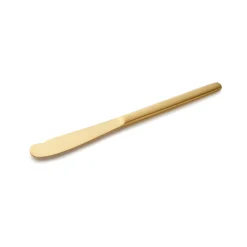 Buttermesser Set ALEX GOLD, gold, matt, 18 cm, Set á 12 Stück
