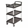 Cambro Servierwagen mit 3 Ablagen schwarz, 83,5x41x96,5cm