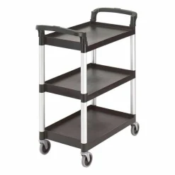 Cambro Servierwagen mit 3 Ablagen schwarz, 83,5x41x96,5cm