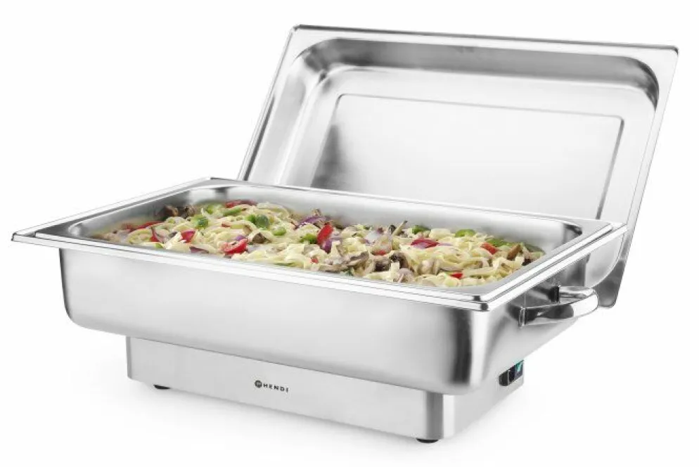 Chafing Dish elektr. Pollina Edelstahl D7 GN 1/1, 1000W