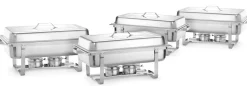 Chafing-Dish-Set mit 4x 1/1 GN Behälter