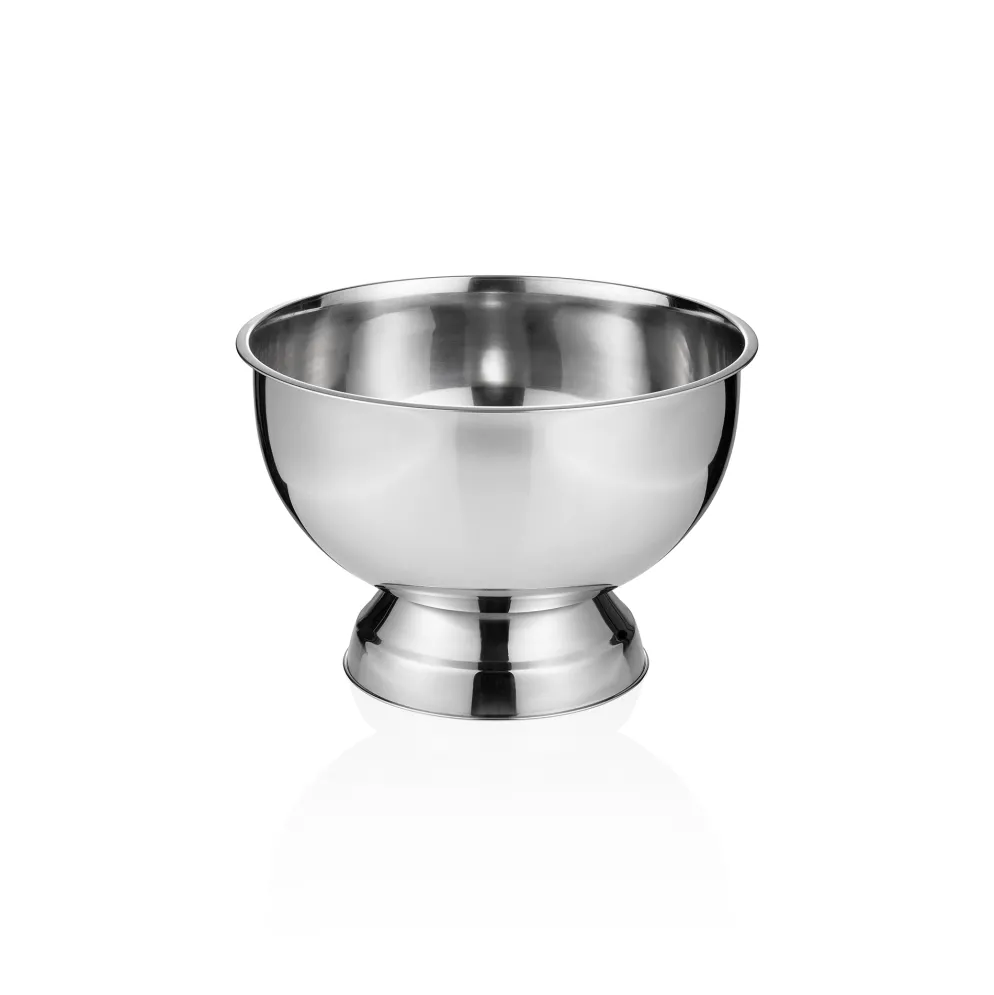 Champagnerkühler, Ø 40 cm, Höhe 27 cm, 15 Liter, Chromnickelstahl