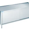 CHROMOnorn Arbeitsschrank mit Schiebetüren und Aufkantung 1200x700x850-900mm