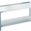 CHROMOnorn Arbeitstisch mit Zwischenboden und Aufkantung 2000x700x850-900mm