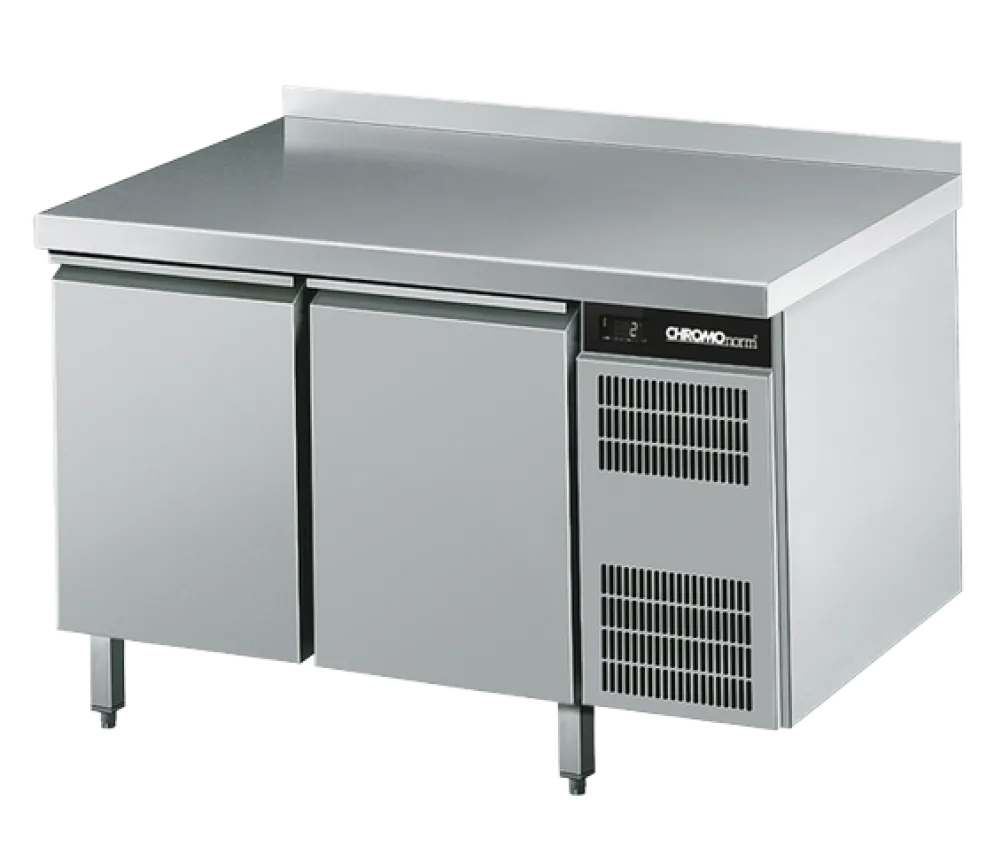CHROMOnorn Kühltisch GN 1/1, 2 Türen, 1250x700x850mm