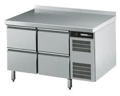 CHROMOnorn Kühltisch GN 1/1, 4 Züge 1/2, 1250x700x850mm