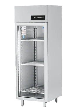 CHROMOnorn Nova Glastür-Kühlschrank BR690 GN 2/1, 695x810x2020mm
