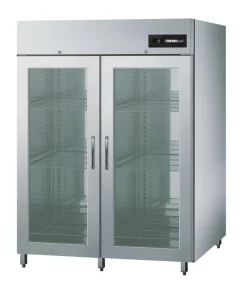 CHROMOnorn NOVA Tiefkühlschrank BR 1300 GN 2/1 Glastüren 1390x810x2020mm