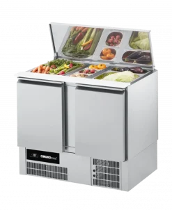 CHROMOnorn Saladette BR795 GN 1/1, mit 2 Türen 950x680x825/1120mm