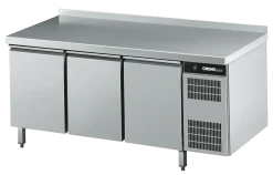 CHROMOnorn Tiefkühltisch GN 1/1, 3 Türen, mit Aufkantung 1725x700x850mm