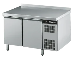 CHROMOnorn Tiefkühltisch GN 1/1, 2 Türen, mit mit Aufkantung 1250x700x850mm