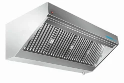 CHROMOnorn Wandhaube mit LED-Einbaubeleuchtung 2000x900x450mm
