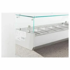 Combisteel Aufsatzvitrine für 10x 1/4 GN, 2000 mm