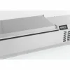 Combisteel Aufsatzvitrine mit Edelstahl Deckel für 6x 1/3 GN