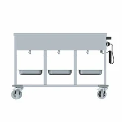 Combisteel Bain-Marie Wagen für 3x1/1 GN