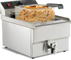 CombiSteel Elektro-Fritteuse, 10 Liter, 5 kW, 340x560x380mm
