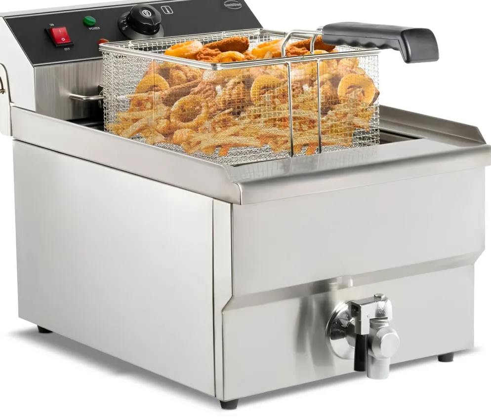 CombiSteel Elektro-Fritteuse, 10 Liter, 5 kW, 340x560x380mm