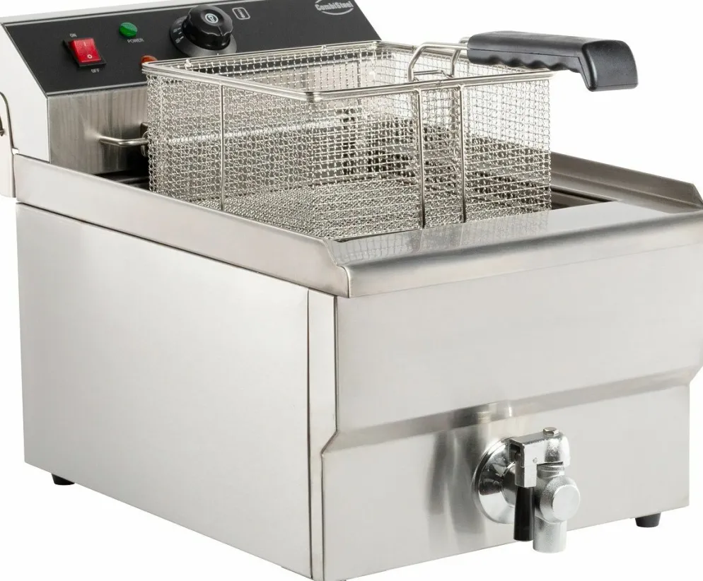 CombiSteel Elektro-Fritteuse, 10 Liter, 5 kW, 340x560x380mm
