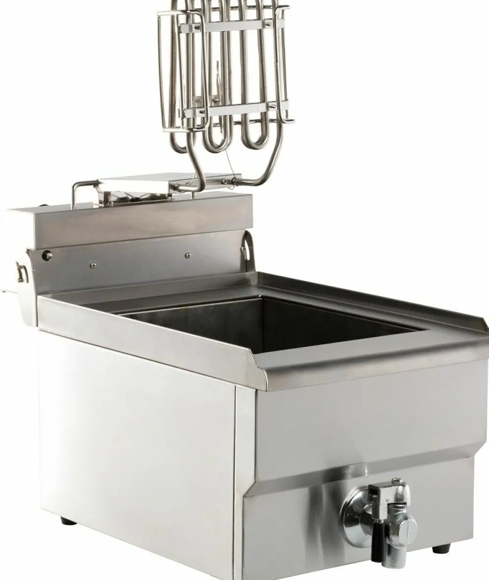 CombiSteel Elektro-Fritteuse, 10 Liter, 5 kW, 340x560x380mm