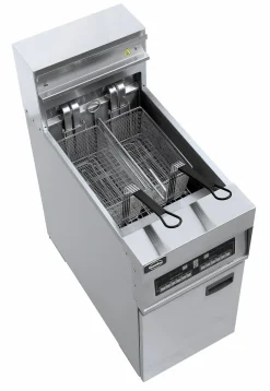 CombiSteel Elektro Fritteuse 1x 25L, 18kW, 400x800x1180mm