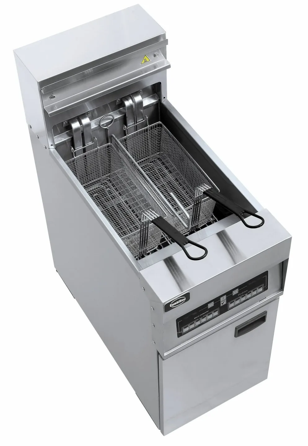 CombiSteel Elektro Fritteuse 1x 25L, 18kW, 400x800x1180mm
