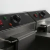 CombiSteel Elektro-Fritteuse, 2x 10 Liter, 2x 5 kW, 690x560x380mm