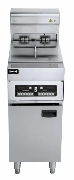 CombiSteel Elektro Fritteuse 2x 12,5 Liter, 18kW, 400x800x1180mm