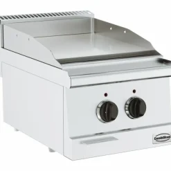 Combisteel Elektro Grillplatte glatt 400 mm, Tischgerät 3,6 kW