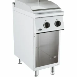 Combisteel Elektro Grillplatte 3,6kW, Chrom glatt, 400x700x900mm