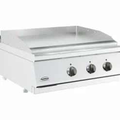 Combisteel Elektro Grillplatte glatt 800 mm, Tischgerät 7,2 kW