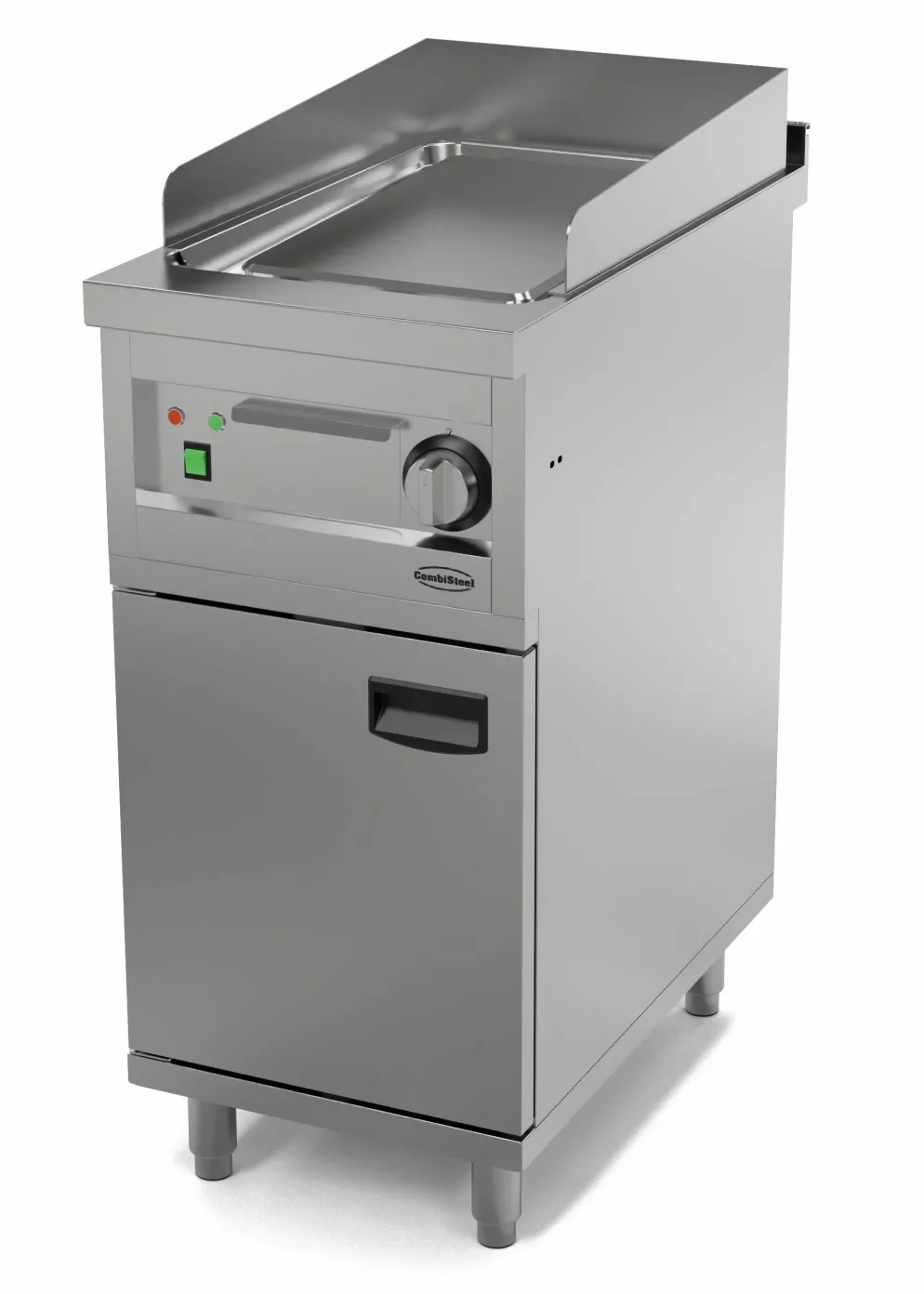 CombiSteel Elektro Grillplatte, 400V, 2,7kW, 400x700x980mm