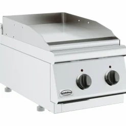 Combisteel Elektro Grillplatte glatt 400 mm, Tischgerät 3,6 kW