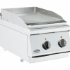 Combisteel Elektro Grillplatte gerillt 400 mm, Tischgerät 3,6 kW