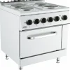 CombiSteel Elektroherd 4 Platten, 2x 2,25kW, 2x 1,85kW mit Backofen