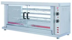 CombiSteel Elektro-Hähnchengrill mit 2 Spießen für 8-10 Hähnchen