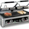 Combisteel Elektro Kontaktgrill doppelt glatt/gerillt 560 mm